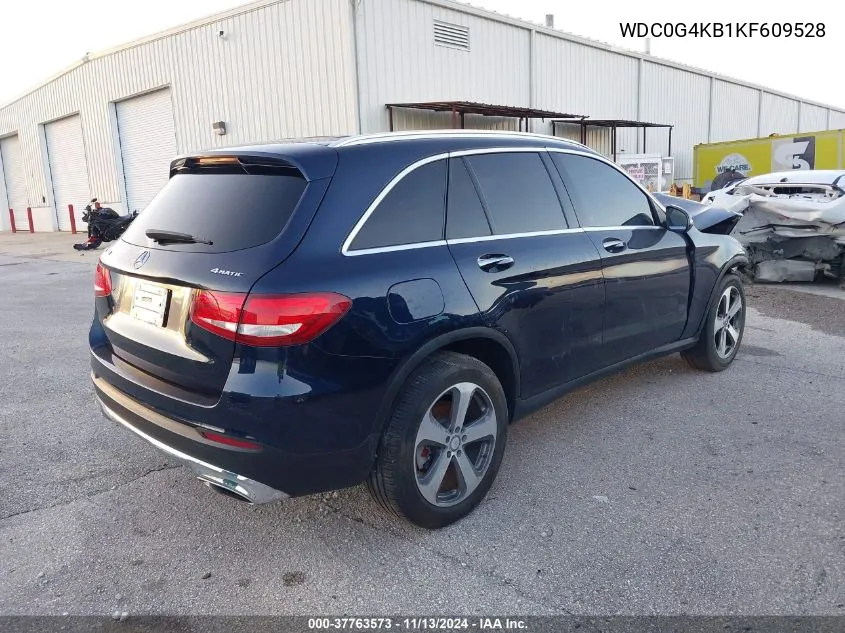 2019 Mercedes-Benz Glc 300 VIN: WDC0G4KB1KF609528 Lot: 37763573