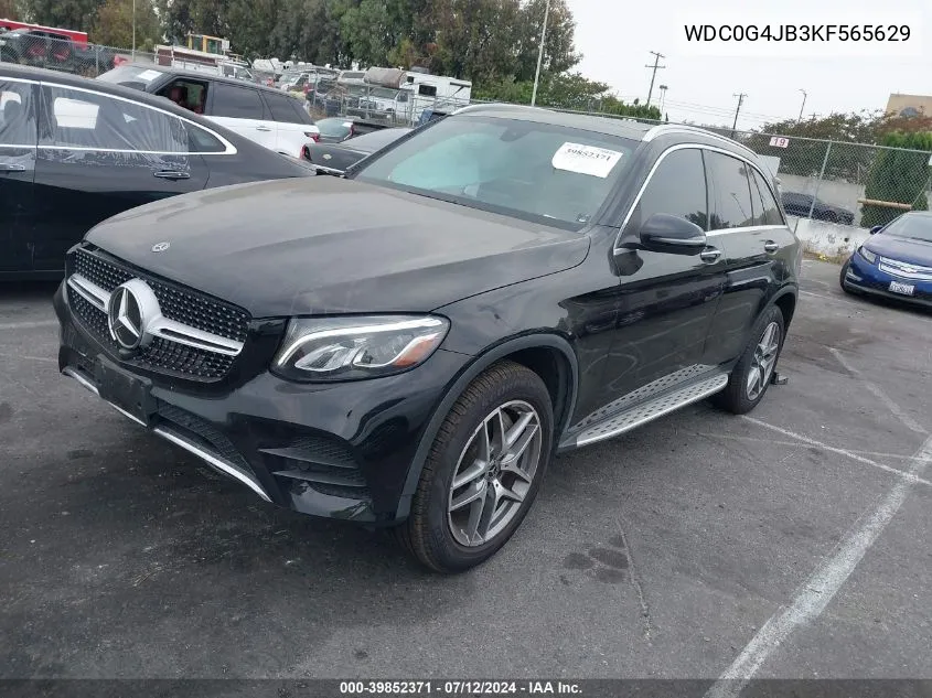 2019 Mercedes-Benz Glc 300 VIN: WDC0G4JB3KF565629 Lot: 39852371