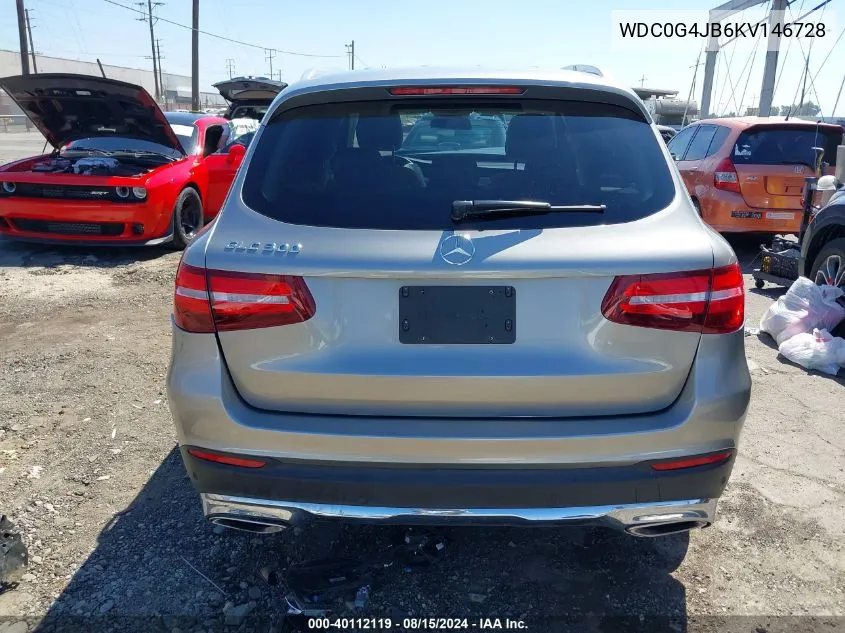 2019 Mercedes-Benz Glc 300 VIN: WDC0G4JB6KV146728 Lot: 40112119