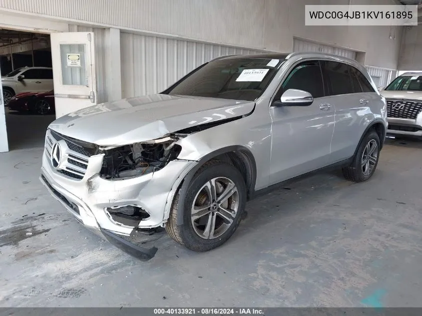 2019 Mercedes-Benz Glc 300 VIN: WDC0G4JB1KV161895 Lot: 40133921