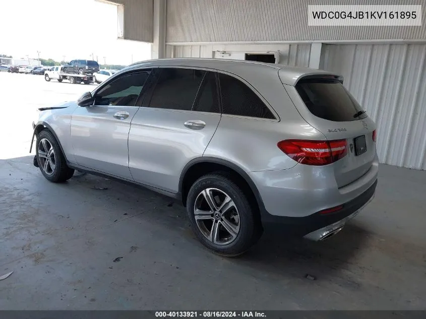 2019 Mercedes-Benz Glc 300 VIN: WDC0G4JB1KV161895 Lot: 40133921