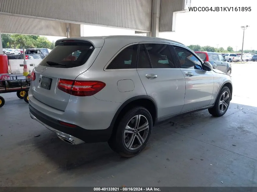 2019 Mercedes-Benz Glc 300 VIN: WDC0G4JB1KV161895 Lot: 40133921