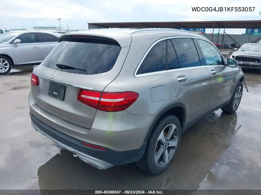 2019 Mercedes-Benz Glc 300 VIN: WDC0G4JB1KF553057 Lot: 40388047