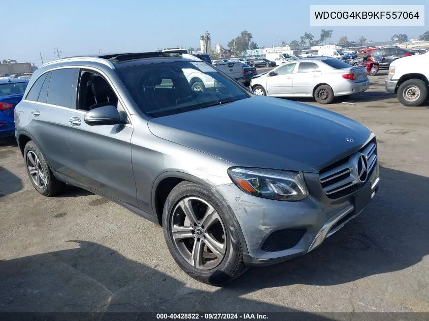 2019 Mercedes-Benz Glc 300 4Matic VIN: WDC0G4KB9KF557064 Lot: 40428522