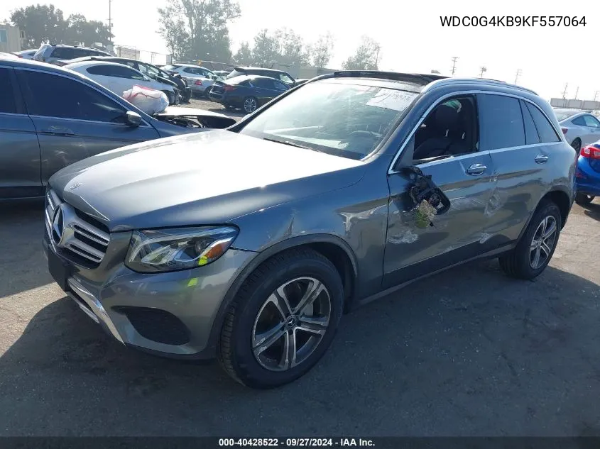 2019 Mercedes-Benz Glc 300 4Matic VIN: WDC0G4KB9KF557064 Lot: 40428522