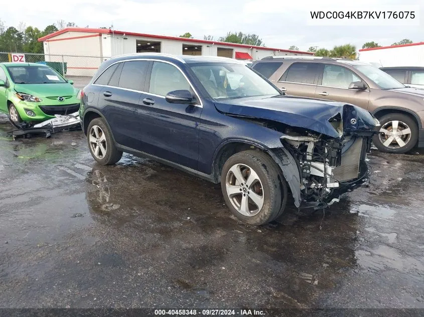 2019 Mercedes-Benz Glc 300 4Matic VIN: WDC0G4KB7KV176075 Lot: 40458348