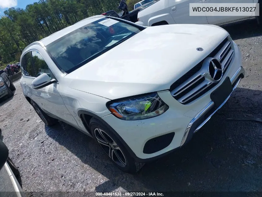 2019 Mercedes-Benz Glc 300 VIN: WDC0G4JB8KF613027 Lot: 40461533