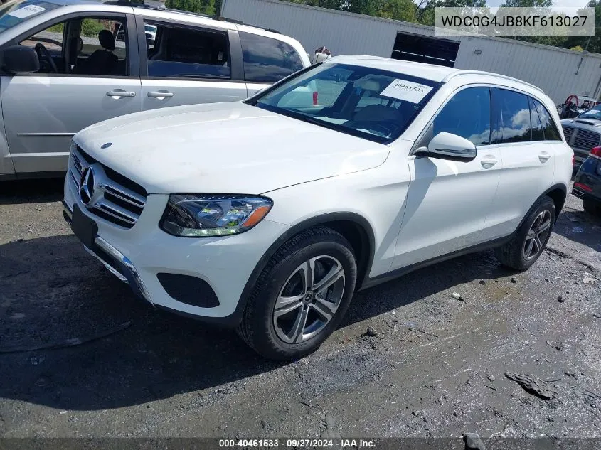 2019 Mercedes-Benz Glc 300 VIN: WDC0G4JB8KF613027 Lot: 40461533