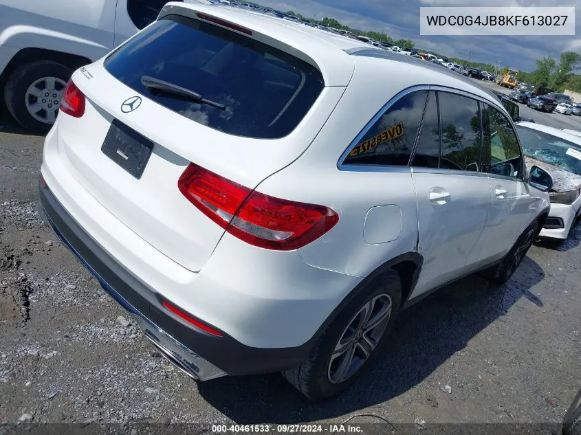 2019 Mercedes-Benz Glc 300 VIN: WDC0G4JB8KF613027 Lot: 40461533