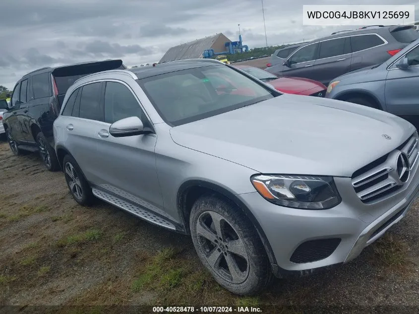 2019 Mercedes-Benz Glc 300 VIN: WDC0G4JB8KV125699 Lot: 40528478