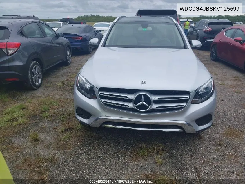 2019 Mercedes-Benz Glc 300 VIN: WDC0G4JB8KV125699 Lot: 40528478