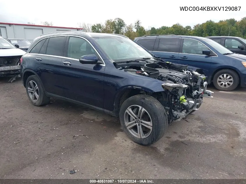 2019 Mercedes-Benz Glc 300 4Matic VIN: WDC0G4KBXKV129087 Lot: 40531087