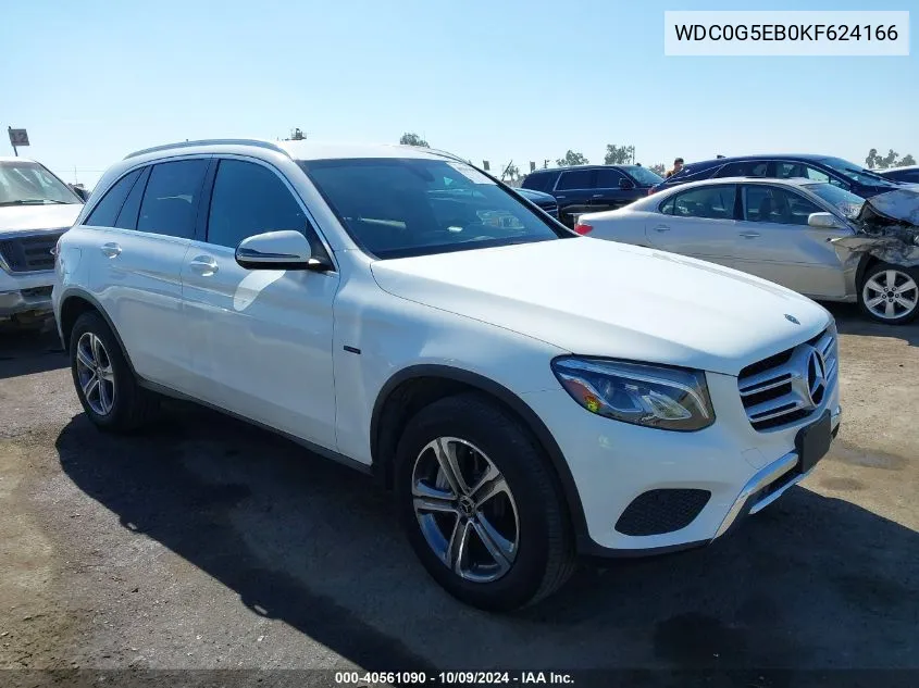 2019 Mercedes-Benz Glc 350E 4Matic VIN: WDC0G5EB0KF624166 Lot: 40561090