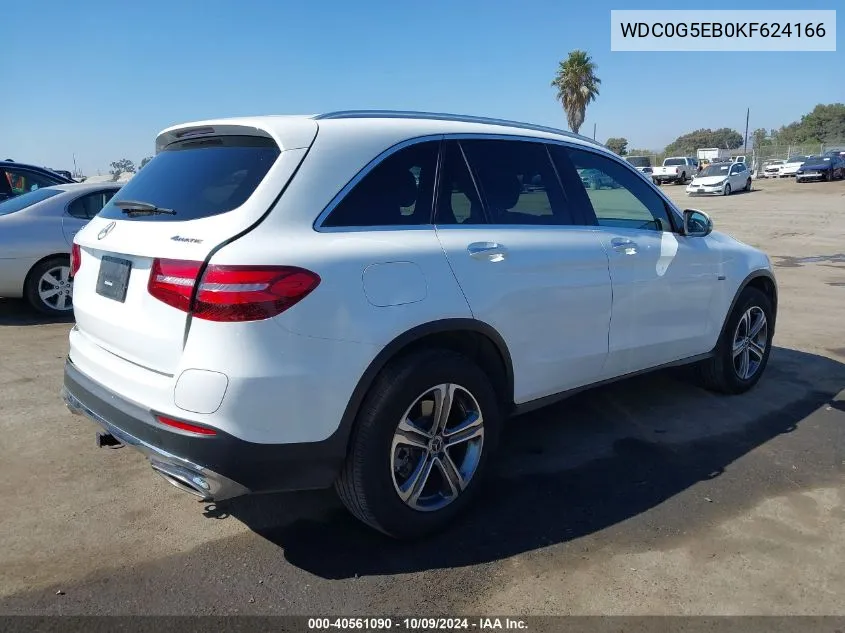 2019 Mercedes-Benz Glc 350E 4Matic VIN: WDC0G5EB0KF624166 Lot: 40561090