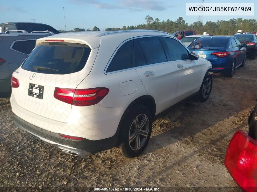 2019 Mercedes-Benz Glc 300 VIN: WDC0G4JB5KF624969 Lot: 40575762