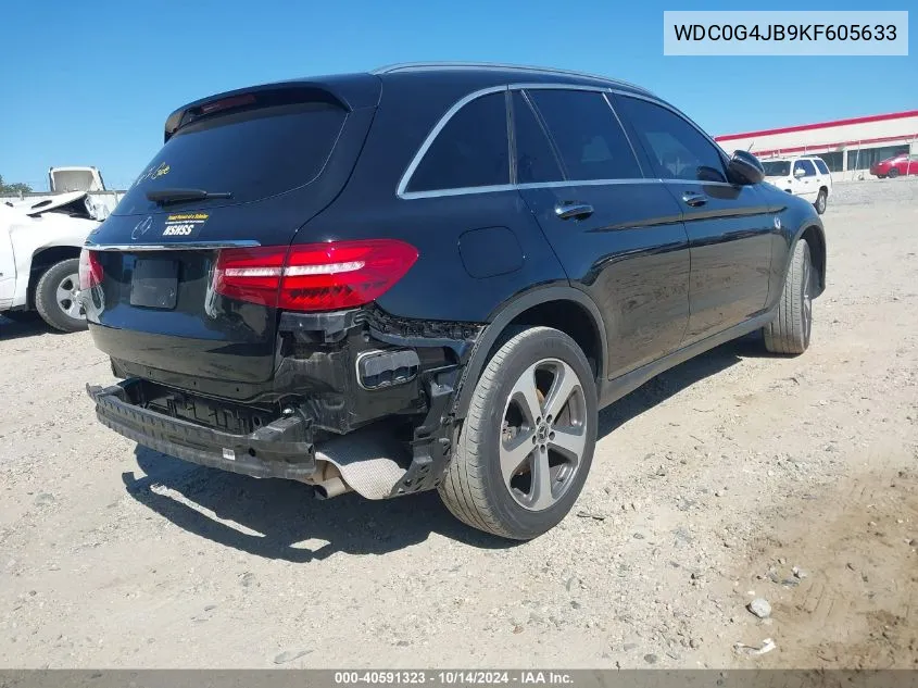 2019 Mercedes-Benz Glc 300 VIN: WDC0G4JB9KF605633 Lot: 40591323