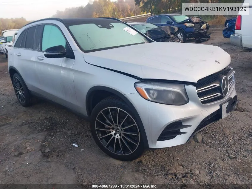 WDC0G4KB1KV193129 2019 Mercedes-Benz Glc 300 4Matic