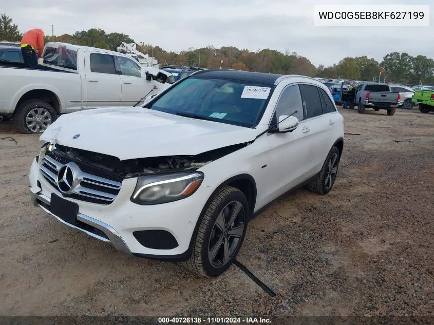 2019 Mercedes-Benz Glc 350E 4Matic VIN: WDC0G5EB8KF627199 Lot: 40726138