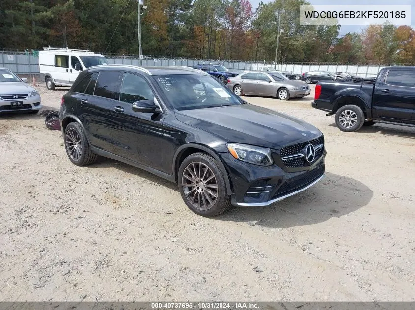 2019 Mercedes-Benz Amg Glc 43 4Matic VIN: WDC0G6EB2KF520185 Lot: 40737695