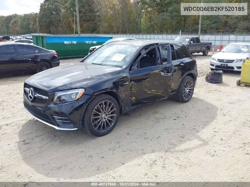 2019 Mercedes-Benz Amg Glc 43 4Matic VIN: WDC0G6EB2KF520185 Lot: 40737695