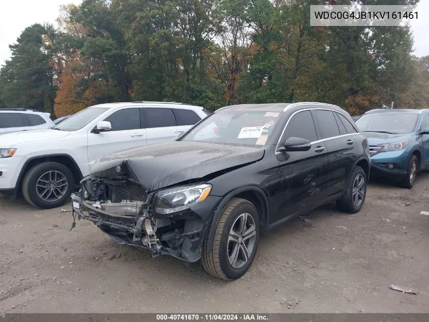 2019 Mercedes-Benz Glc 300 VIN: WDC0G4JB1KV161461 Lot: 40741670