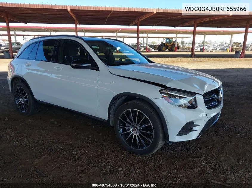 2019 Mercedes-Benz Glc 300 VIN: WDC0G4JB0KF655966 Lot: 40754869