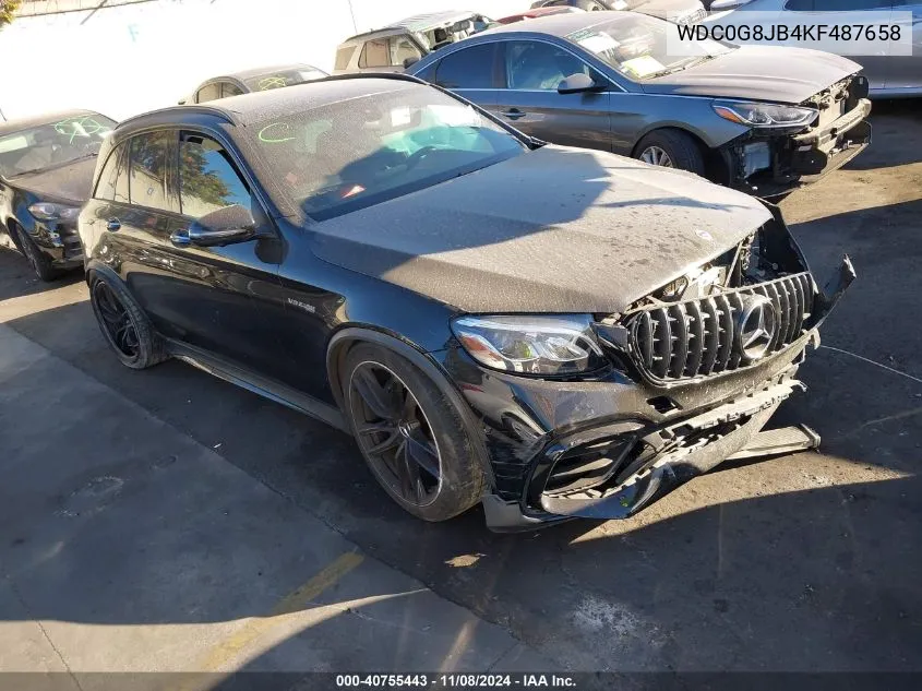 2019 Mercedes-Benz Glc 63 4Matic Amg VIN: WDC0G8JB4KF487658 Lot: 40755443