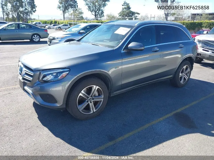 2019 Mercedes-Benz Glc 350E 4Matic VIN: WDC0G5EB1KF625858 Lot: 40756855