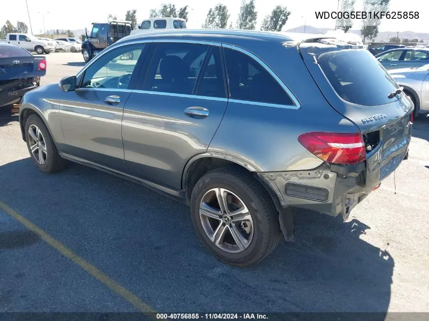 2019 Mercedes-Benz Glc 350E 4Matic VIN: WDC0G5EB1KF625858 Lot: 40756855