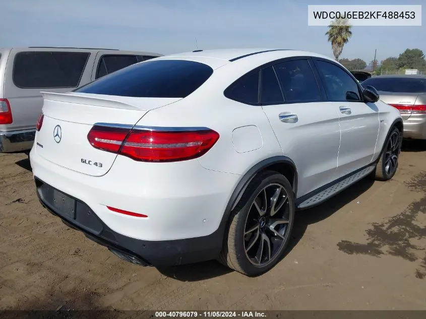 2019 Mercedes-Benz Amg Glc 43 Coupe 4Matic VIN: WDC0J6EB2KF488453 Lot: 40796079