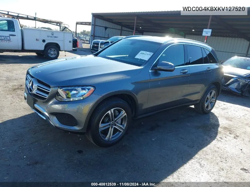 2019 Mercedes-Benz Glc 300 4Matic VIN: WDC0G4KBXKV127520 Lot: 40812539