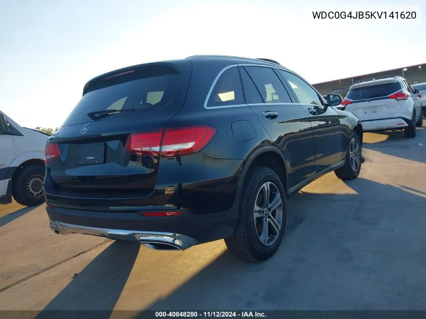 2019 Mercedes-Benz Glc 300 VIN: WDC0G4JB5KV141620 Lot: 40848280