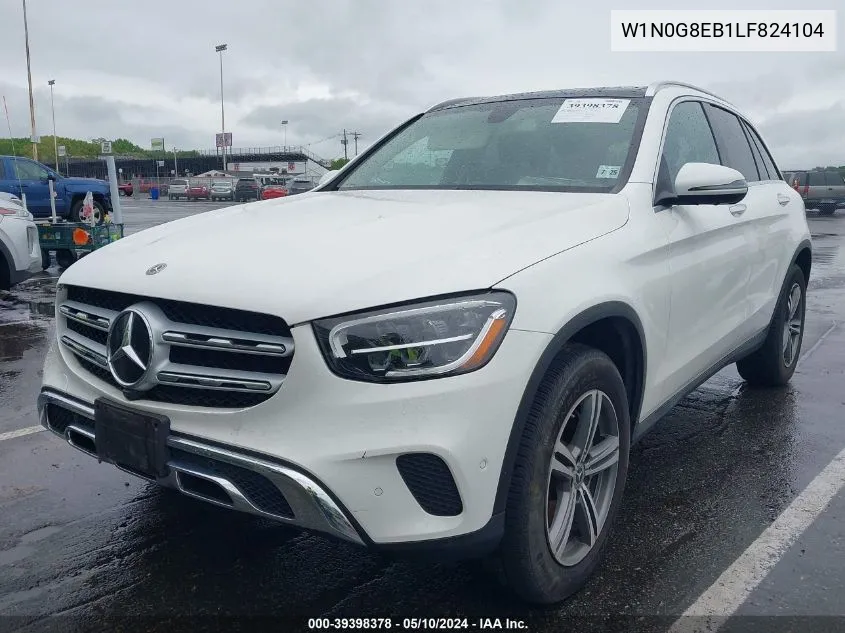 2020 Mercedes-Benz Glc 300 4Matic VIN: W1N0G8EB1LF824104 Lot: 39398378