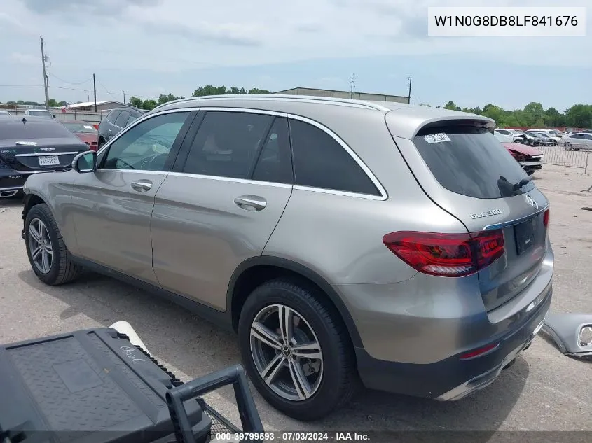 2020 Mercedes-Benz Glc 300 VIN: W1N0G8DB8LF841676 Lot: 39799593