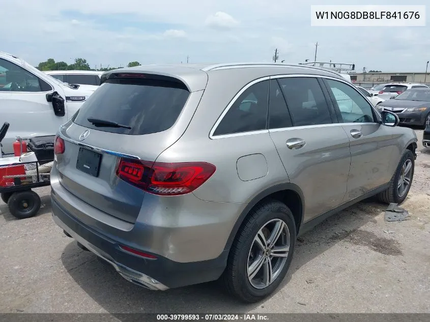 2020 Mercedes-Benz Glc 300 VIN: W1N0G8DB8LF841676 Lot: 39799593