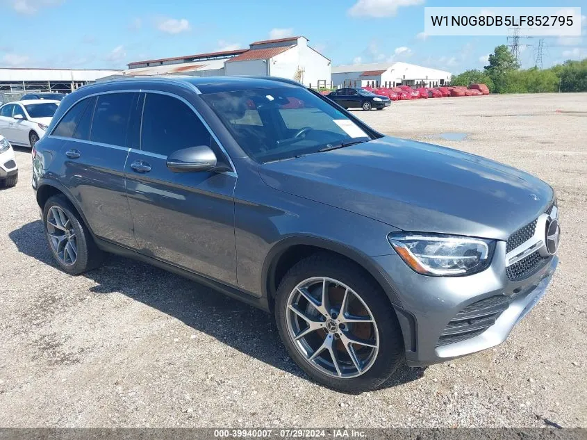 2020 Mercedes-Benz Glc 300 VIN: W1N0G8DB5LF852795 Lot: 39940007