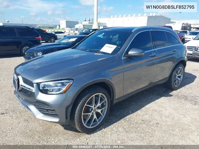 2020 Mercedes-Benz Glc 300 VIN: W1N0G8DB5LF852795 Lot: 39940007