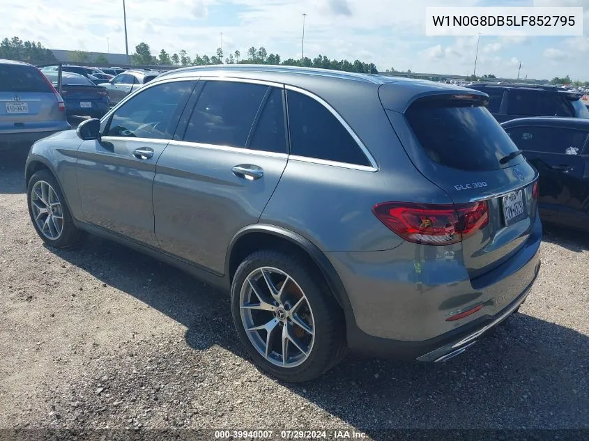 2020 Mercedes-Benz Glc 300 VIN: W1N0G8DB5LF852795 Lot: 39940007