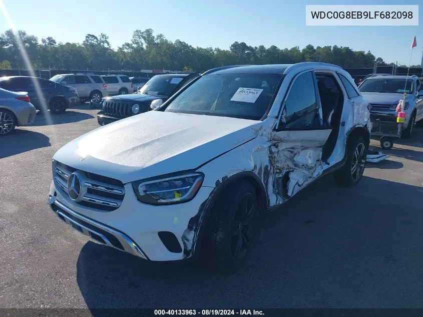 2020 Mercedes-Benz Glc 300 4Matic VIN: WDC0G8EB9LF682098 Lot: 40133963