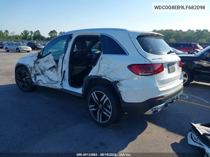 2020 Mercedes-Benz Glc 300 4Matic VIN: WDC0G8EB9LF682098 Lot: 40133963