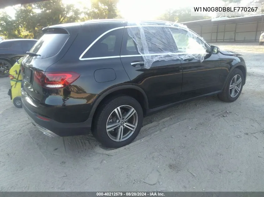 2020 Mercedes-Benz Glc 300 VIN: W1N0G8DB8LF770267 Lot: 40212579