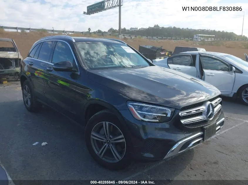 2020 Mercedes-Benz Glc 300 VIN: W1N0G8DB8LF830886 Lot: 40285845