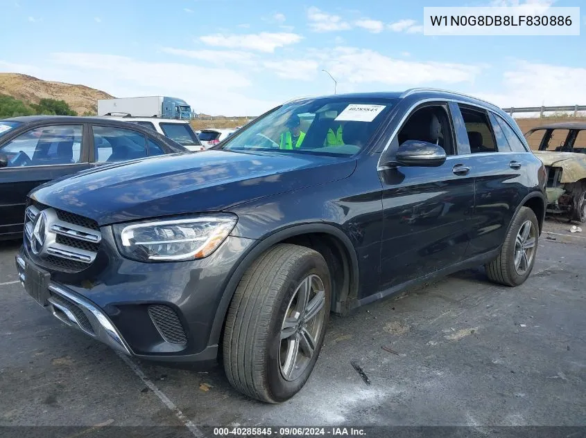 2020 Mercedes-Benz Glc 300 VIN: W1N0G8DB8LF830886 Lot: 40285845