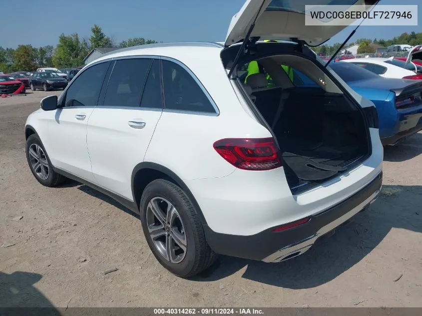 2020 Mercedes-Benz Glc 300 4Matic VIN: WDC0G8EB0LF727946 Lot: 40314262