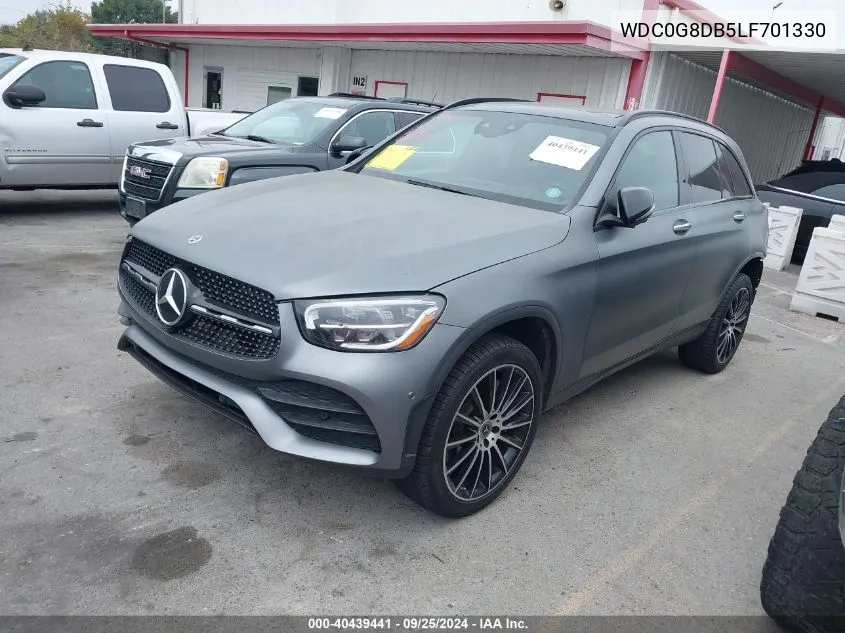 2020 Mercedes-Benz Glc 300 VIN: WDC0G8DB5LF701330 Lot: 40439441