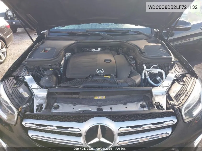 2020 Mercedes-Benz Glc 300 VIN: WDC0G8DB2LF721132 Lot: 40470228