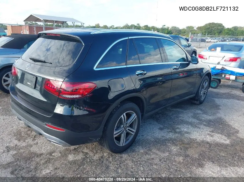 2020 Mercedes-Benz Glc 300 VIN: WDC0G8DB2LF721132 Lot: 40470228