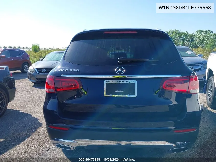 2020 Mercedes-Benz Glc 300 VIN: W1N0G8DB1LF775553 Lot: 40473959