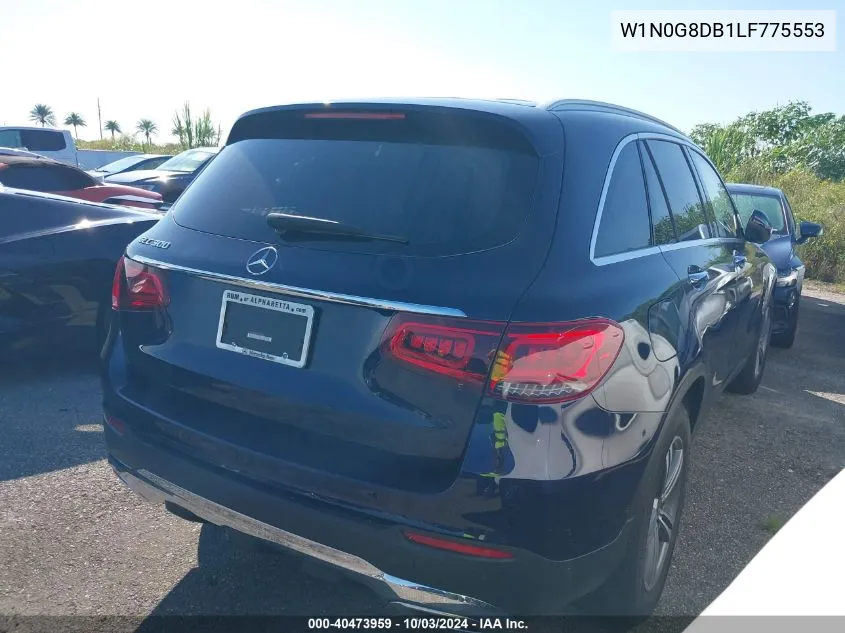 2020 Mercedes-Benz Glc 300 VIN: W1N0G8DB1LF775553 Lot: 40473959