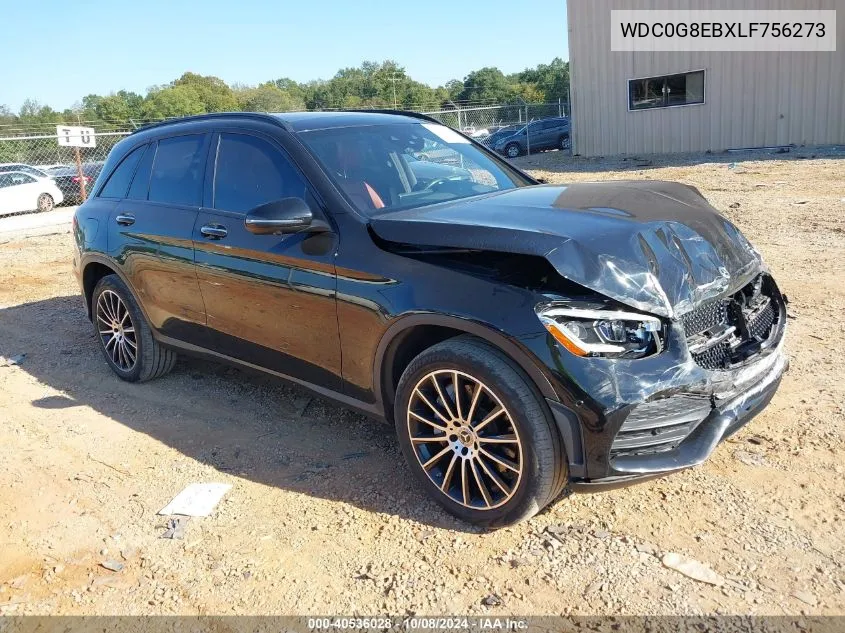 2020 Mercedes-Benz Glc 300 4Matic VIN: WDC0G8EBXLF756273 Lot: 40536028